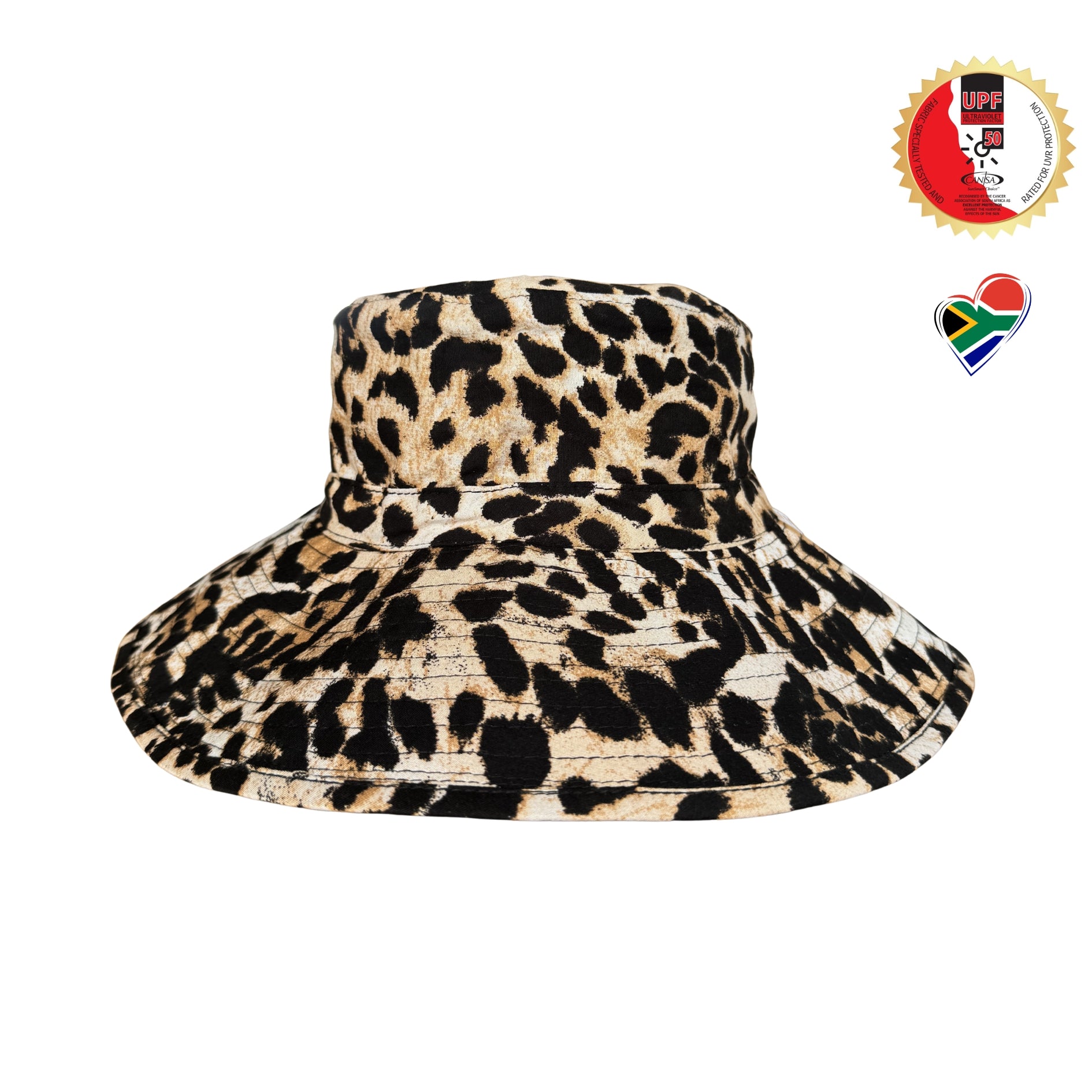 Classic Leopard Print|Wide Brim Bucket Hat