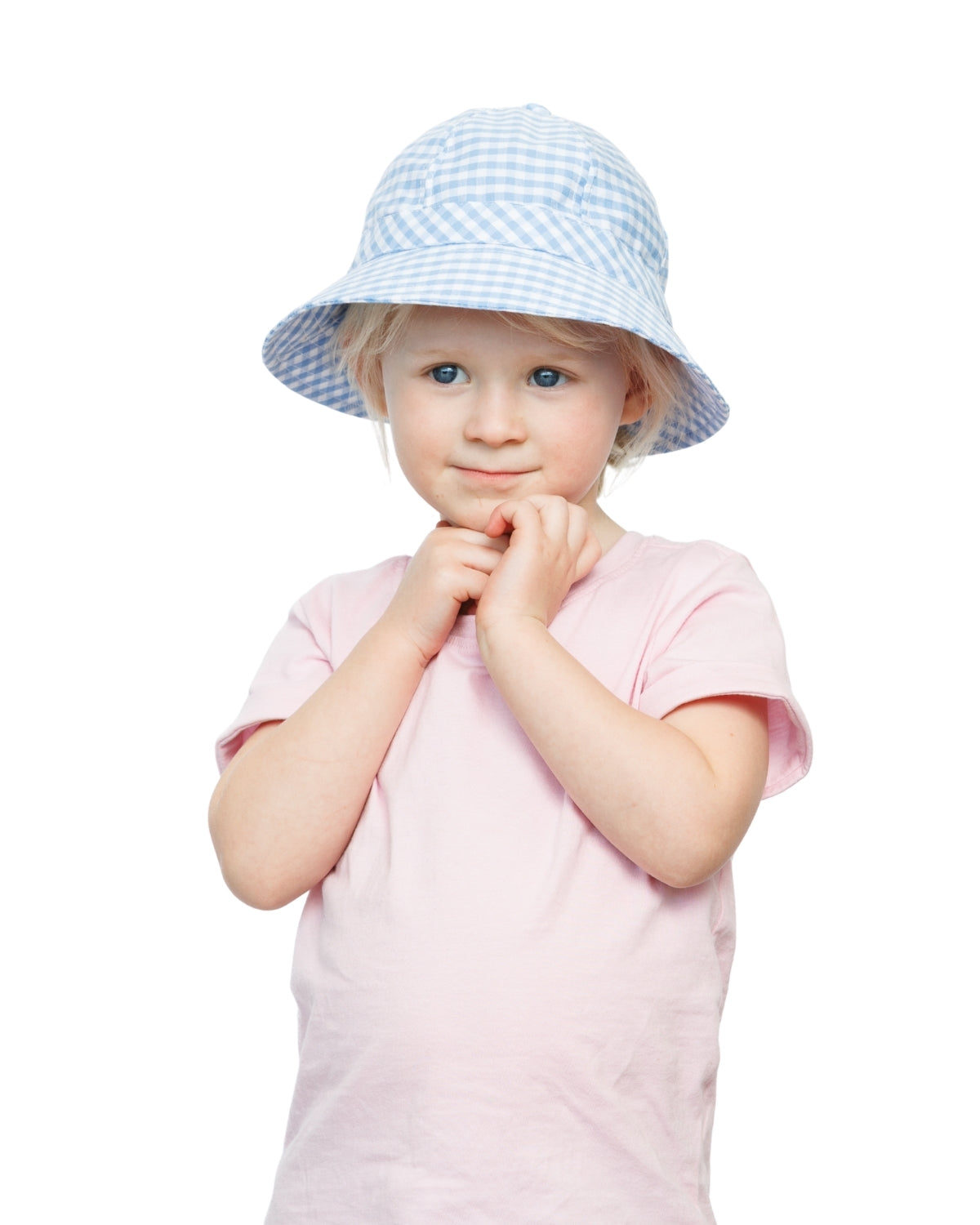Blue Gingham | Baby & Toddler Sun Hat