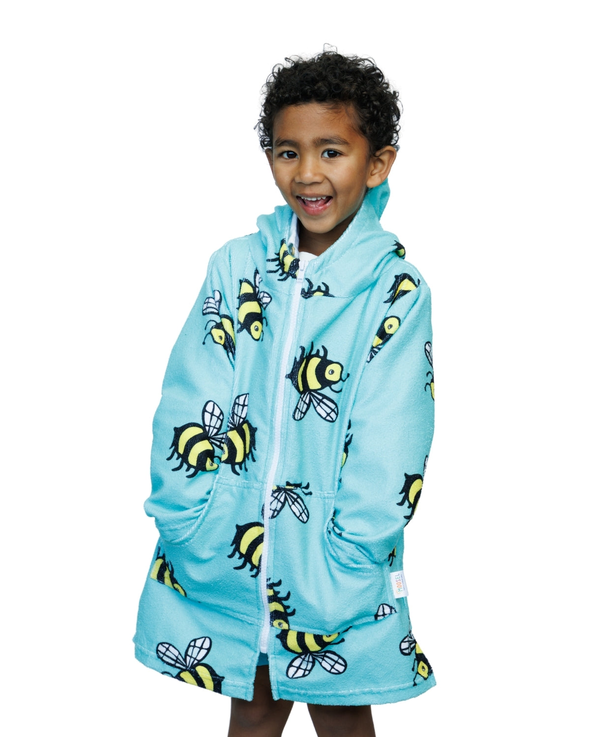 Honey Bees | Hooded Beach Towel, Full Zip