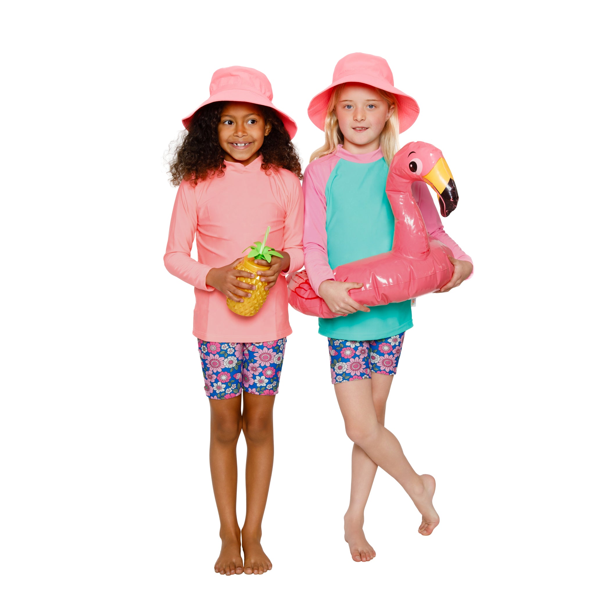 Kids Pink Bubblegum High Visibility | Rash Vest