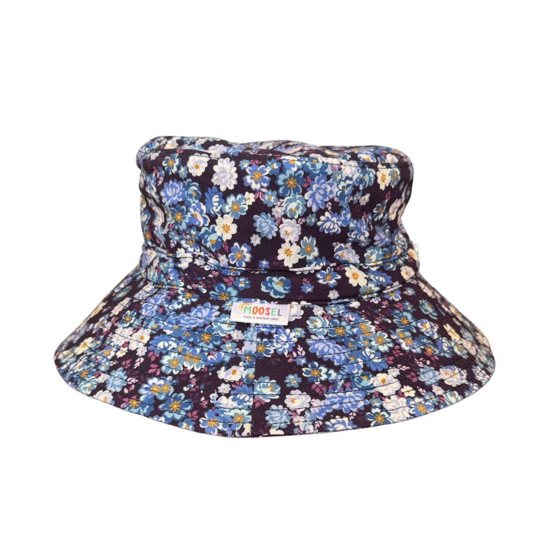 Navy Floral | Bucket Hat