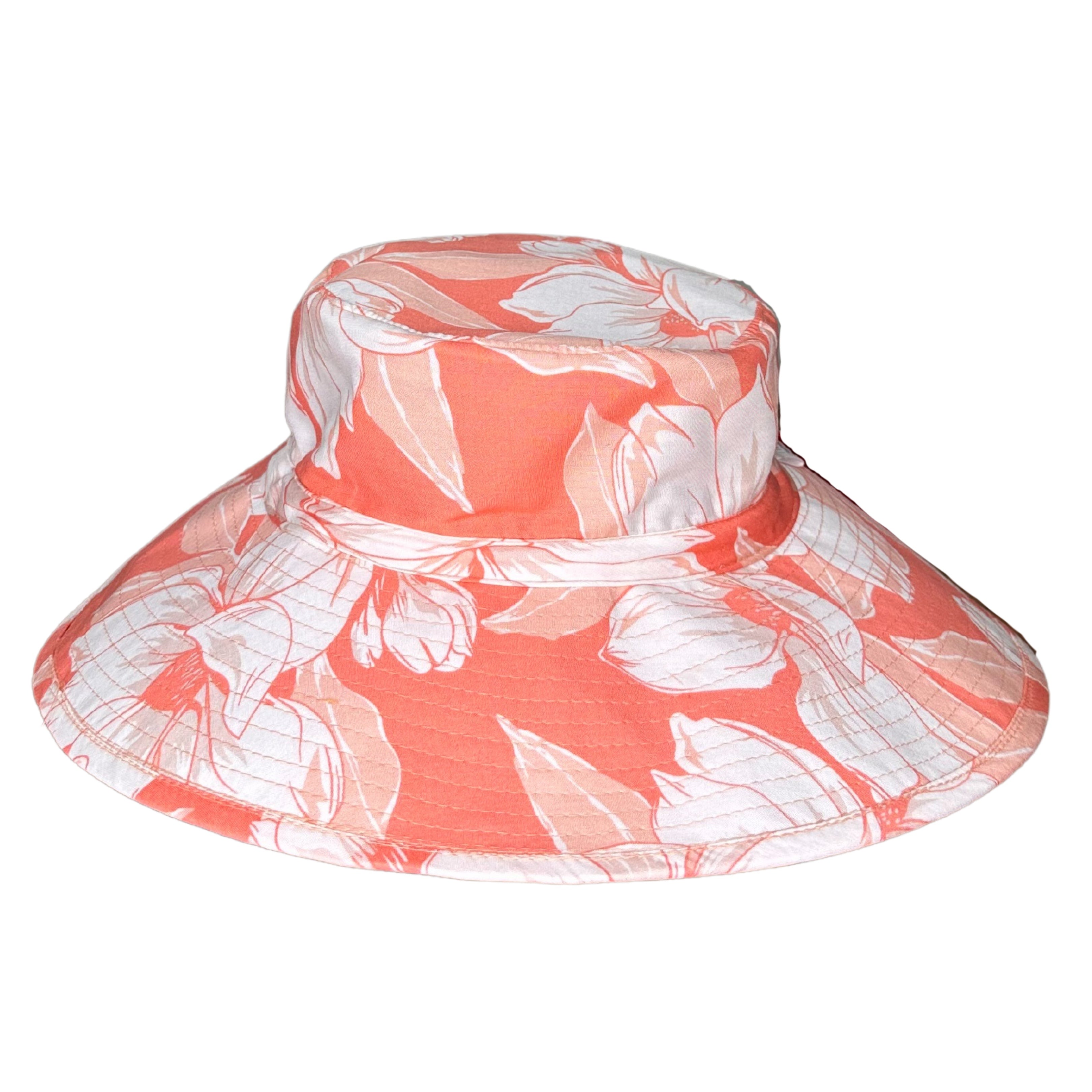 Bucket Hat 10cm Brim PEACH PARTY