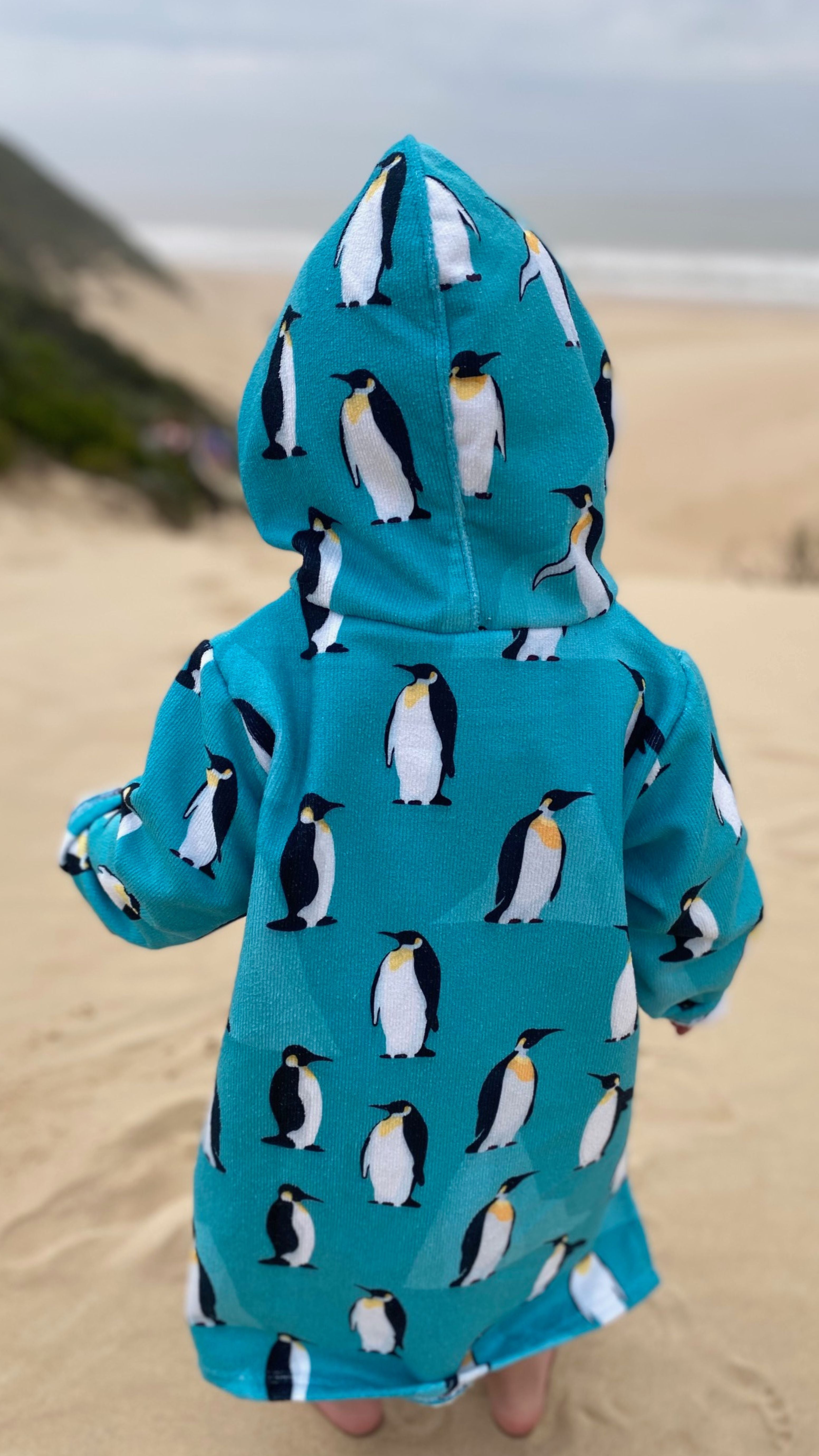 Hooded Towel / Swim Poncho PENGUINS