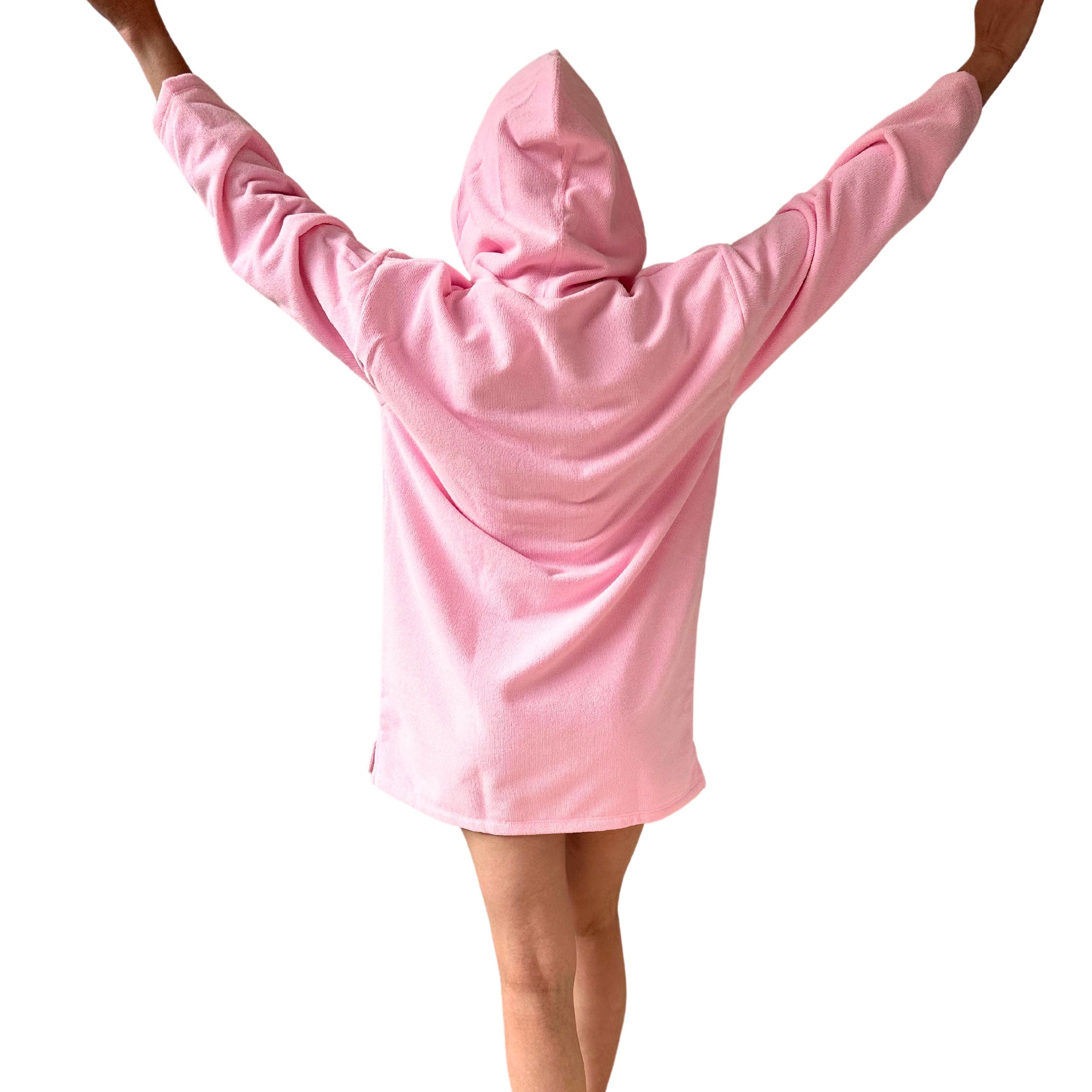 Hooded Towel / Swim Poncho PINK