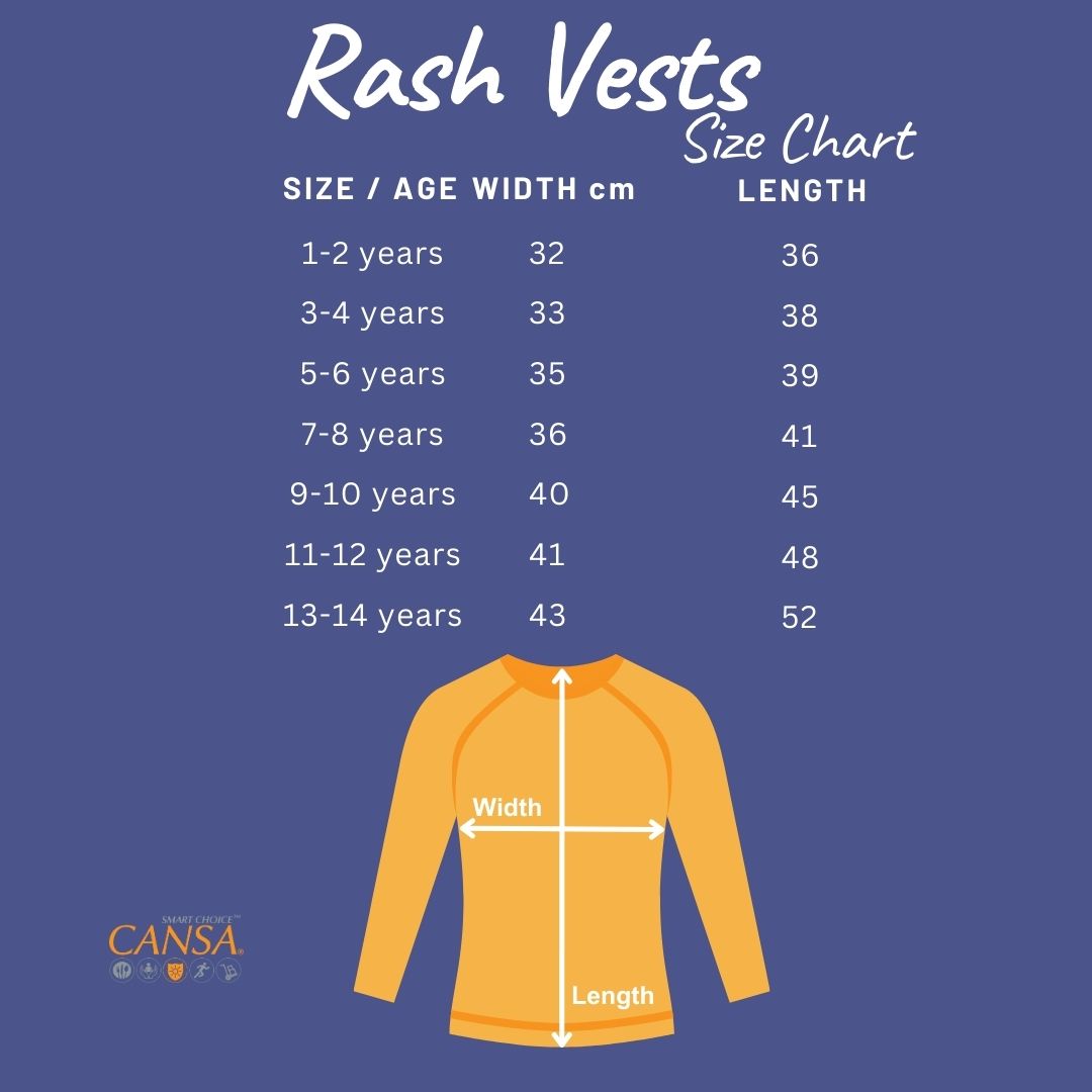 Kids Neon Swim Rash Vest | Long Sleeve, High Visibility, Water Safe